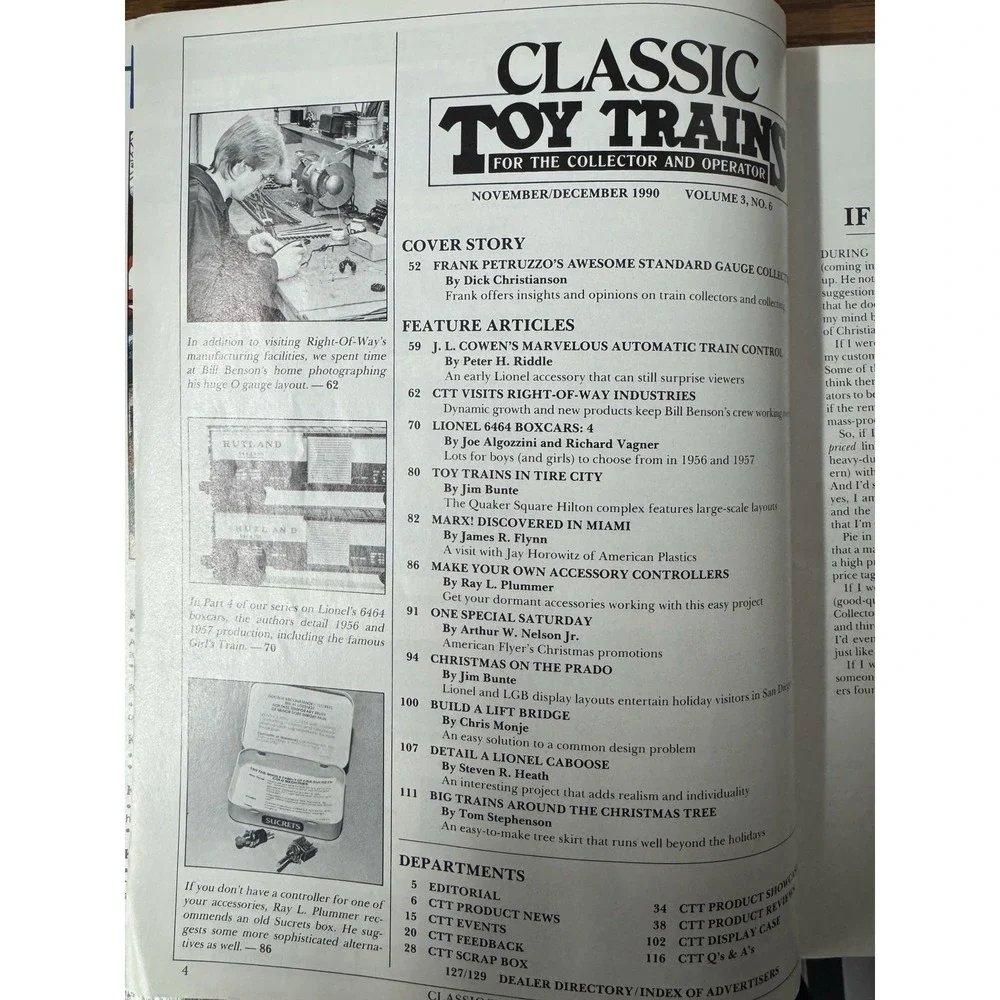 Classic Toy Trains Magazine‎ - December 1990